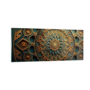 Tablou pe sticlă - În stil arabic - 100x40 cm