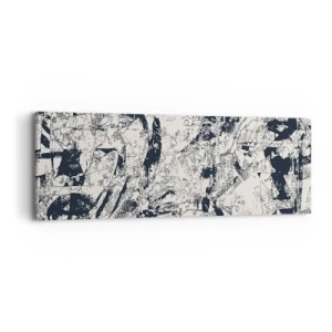 Tablou pe pânză - Întrepătrunderea contrariilor - 90x30 cm