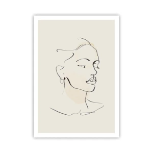 Poster - Cu o linie sigură - 70x100 cm