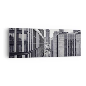 Tablou pe pânză - Vale citadină din Varșovia - 140x50 cm