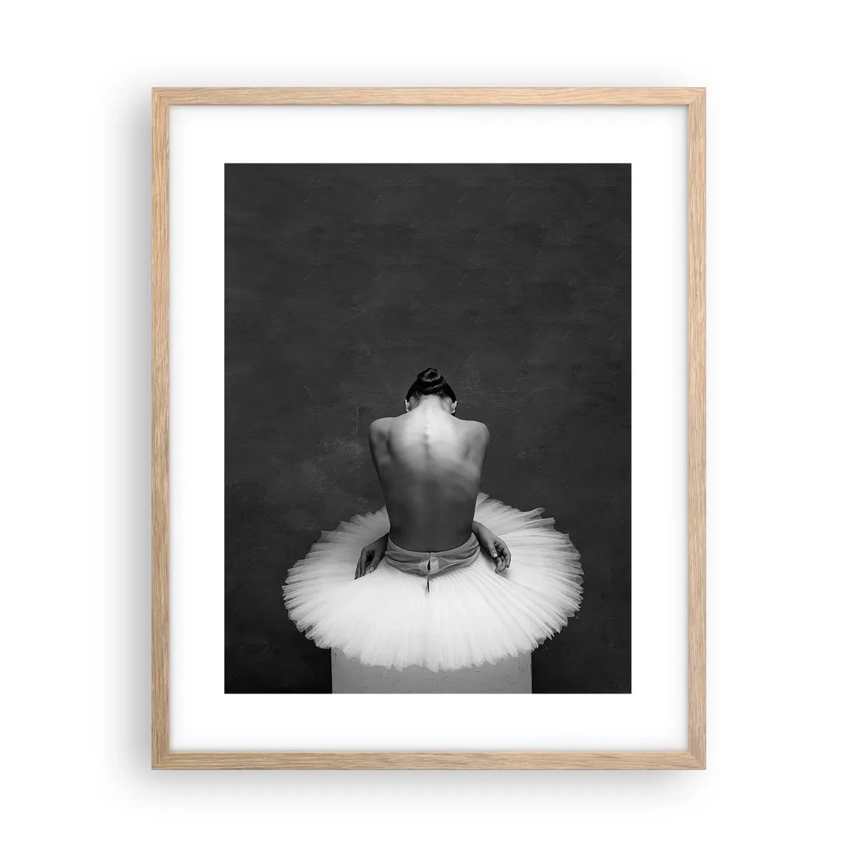 Poster în ramă de stejar deschis - Chiar înflorește - 40x50 cm