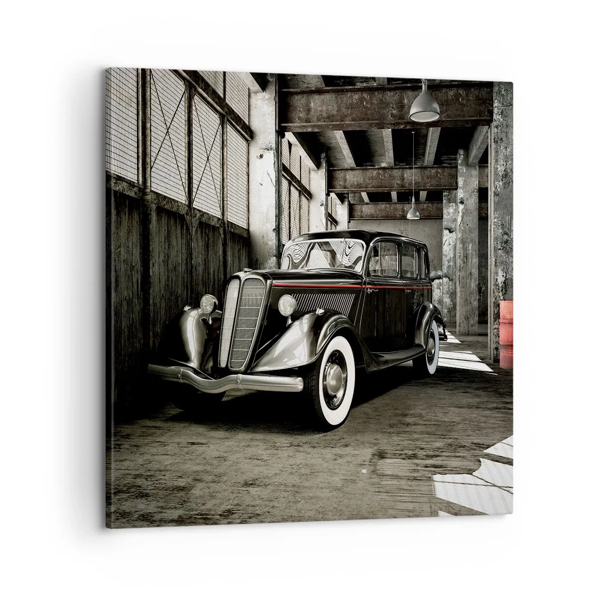 Tablou pe pânză - Eleganța eternă a anilor `30 - 60x60 cm