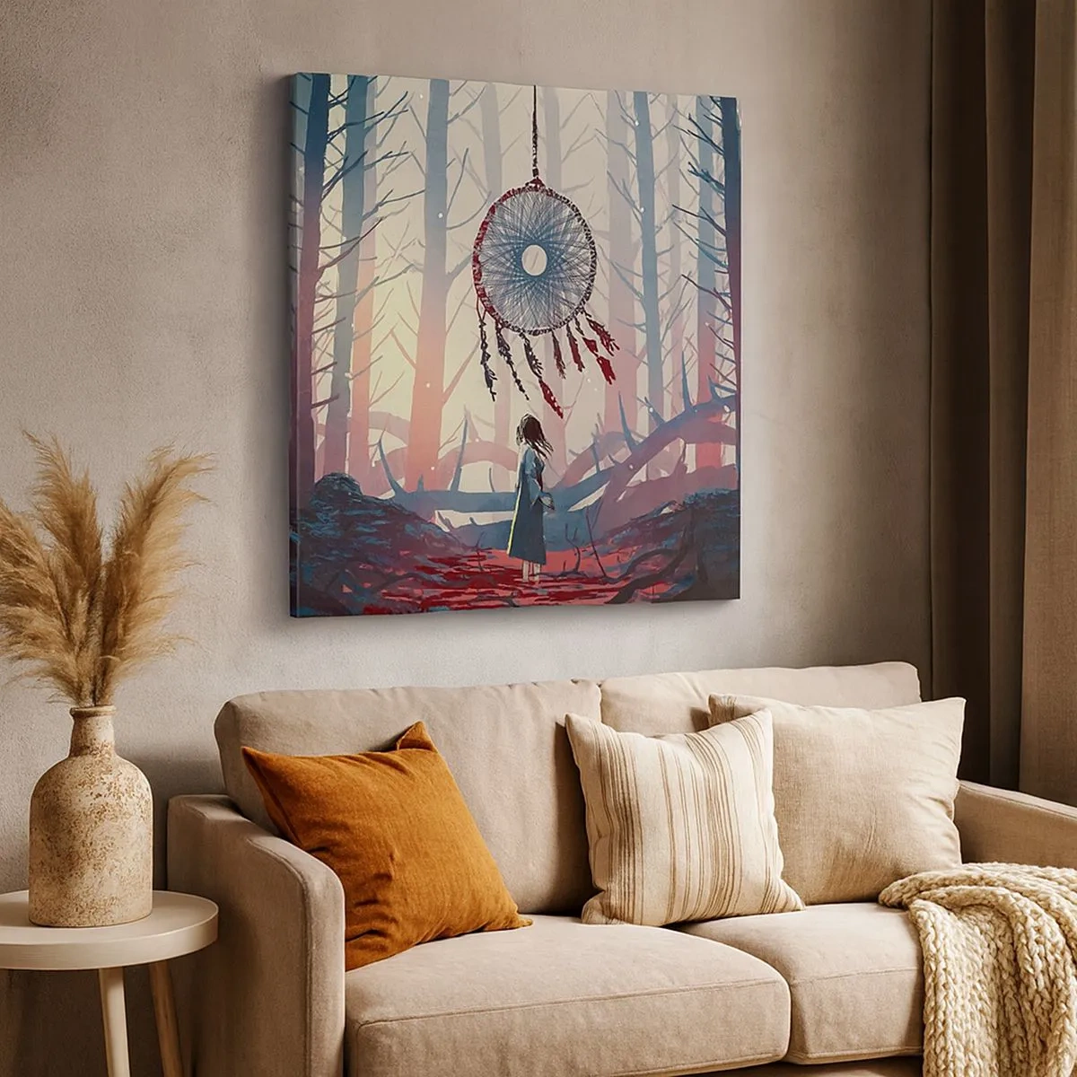 Tablou pe pânză - Ritualul secret al fericirii - 30x30 cm