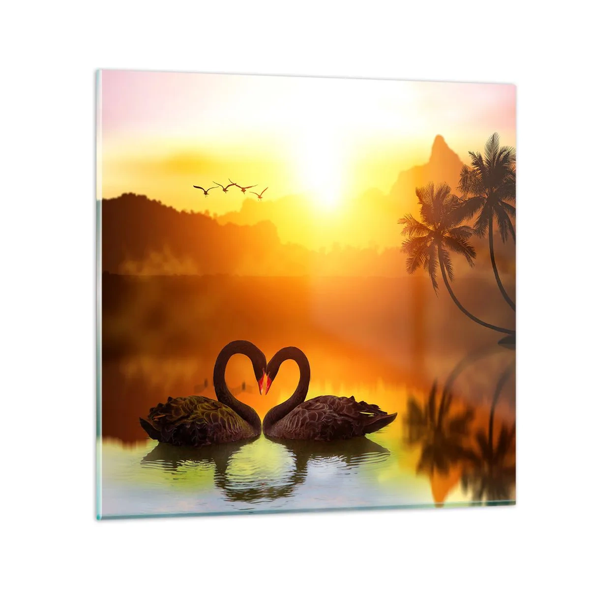 Tablou pe sticlă - Fiecare cu pereche - 50x50 cm