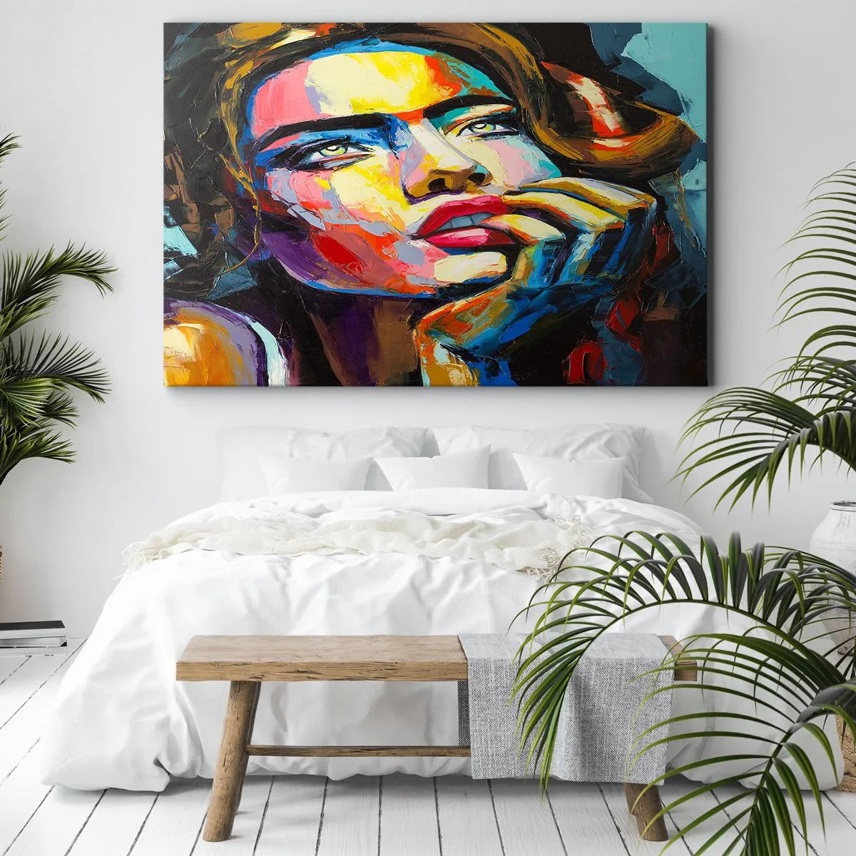 Tablou pe pânză - Visele ca niște păsări se înalță pe cer - 120x80 cm