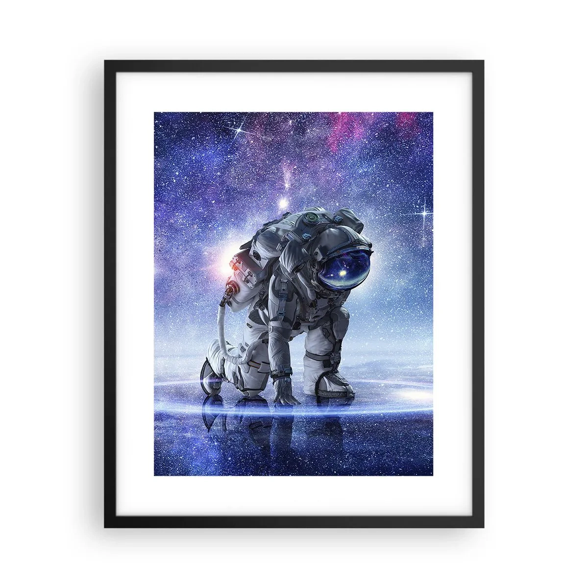 Poster în ramă neagră - Cerul înstelat de deasupra mea - 40x50 cm