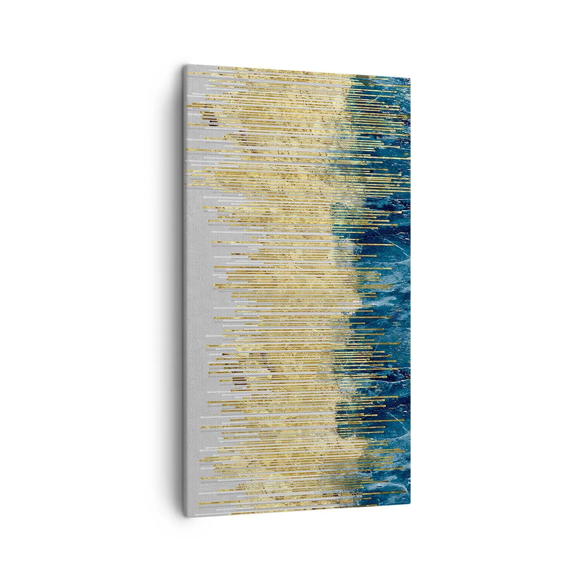 Tablou pe pânză - Granița aurită - 45x80 cm