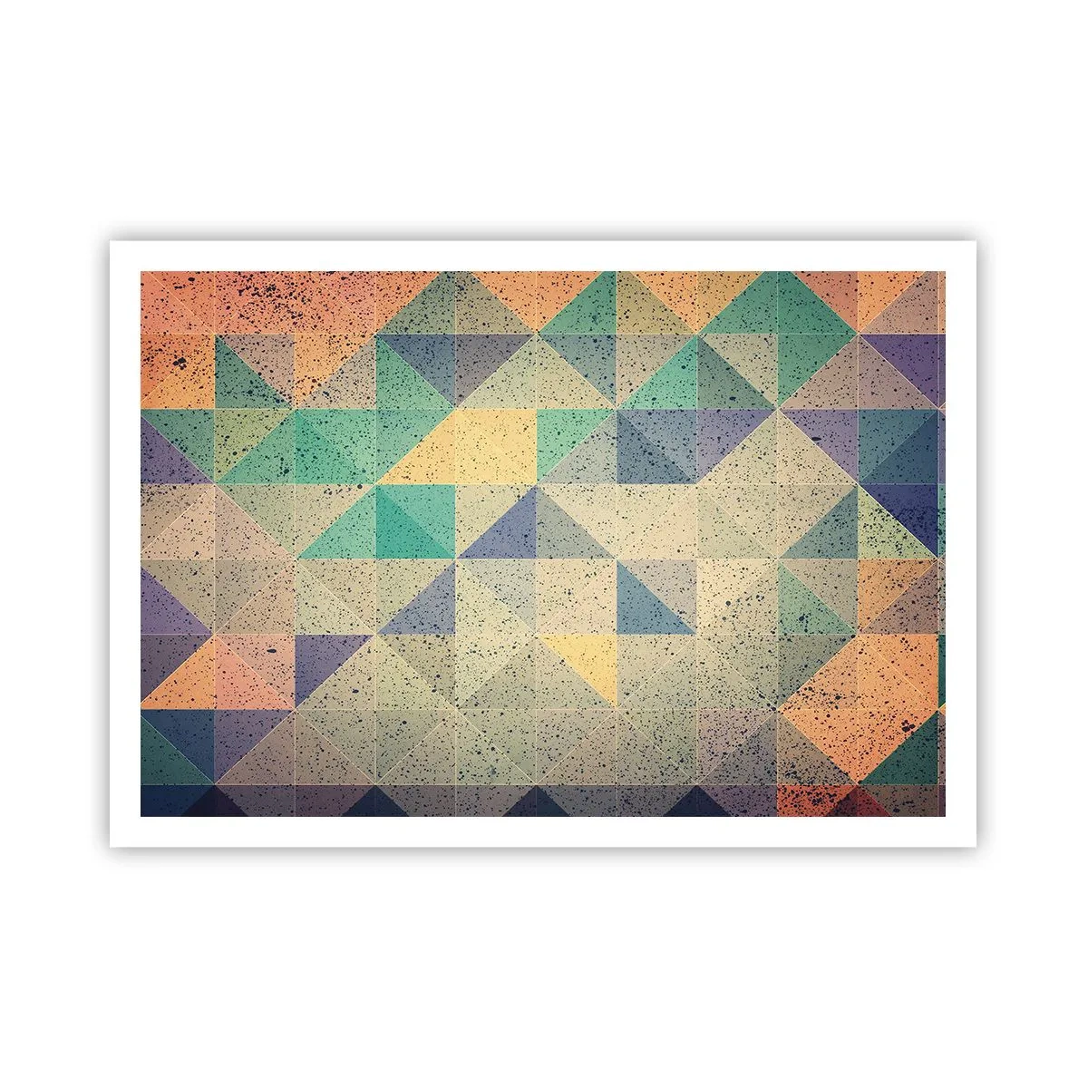 Poster - Republica triunghiurilor - 100x70 cm