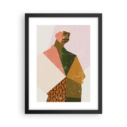 Poster în ramă neagră - Omul - o ființă complexă - 30x40 cm