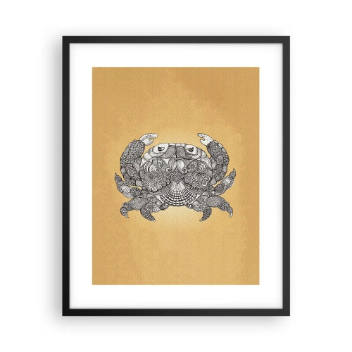Poster în ramă neagră - Poveștile Domnului Crab - 40x50 cm