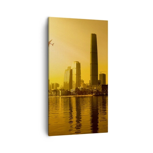 Tablou pe pânză - Orașul de aur - 45x80 cm