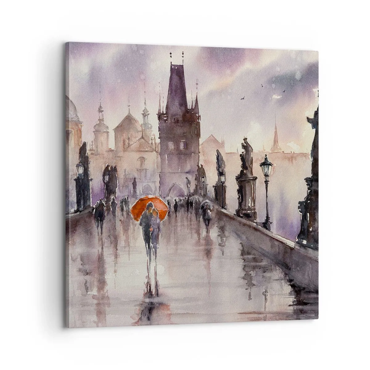 Tablou pe pânză - Oamenii nu se schimbă - 60x60 cm