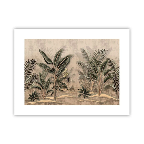 Poster - Gravură în stil colonial - 40x30 cm