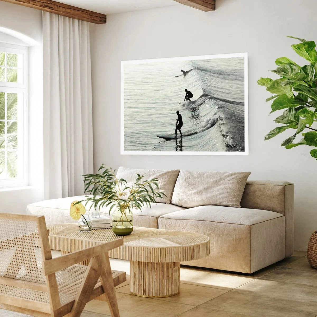 Poster - Pentru a întâmpina valul - 70x50 cm