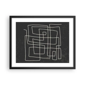 Poster în ramă neagră - Nu atât de simplu - 50x40 cm