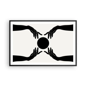 Poster în ramă neagră - Semnul secret - 91x61 cm