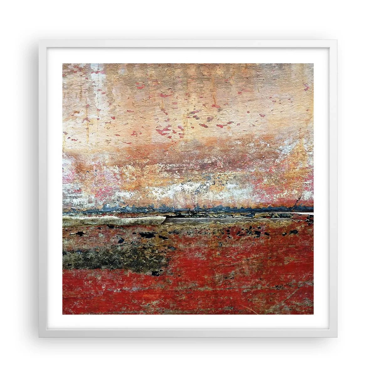 Poster în ramă albă - Oare este marea? - 60x60 cm