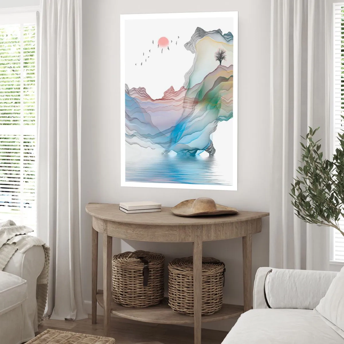 Poster - Spre munții de cristal - 70x100 cm