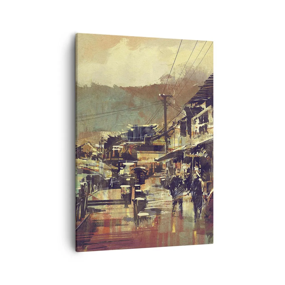 Tablou pe pânză - Viața ca o bogăție de gri - 50x70 cm