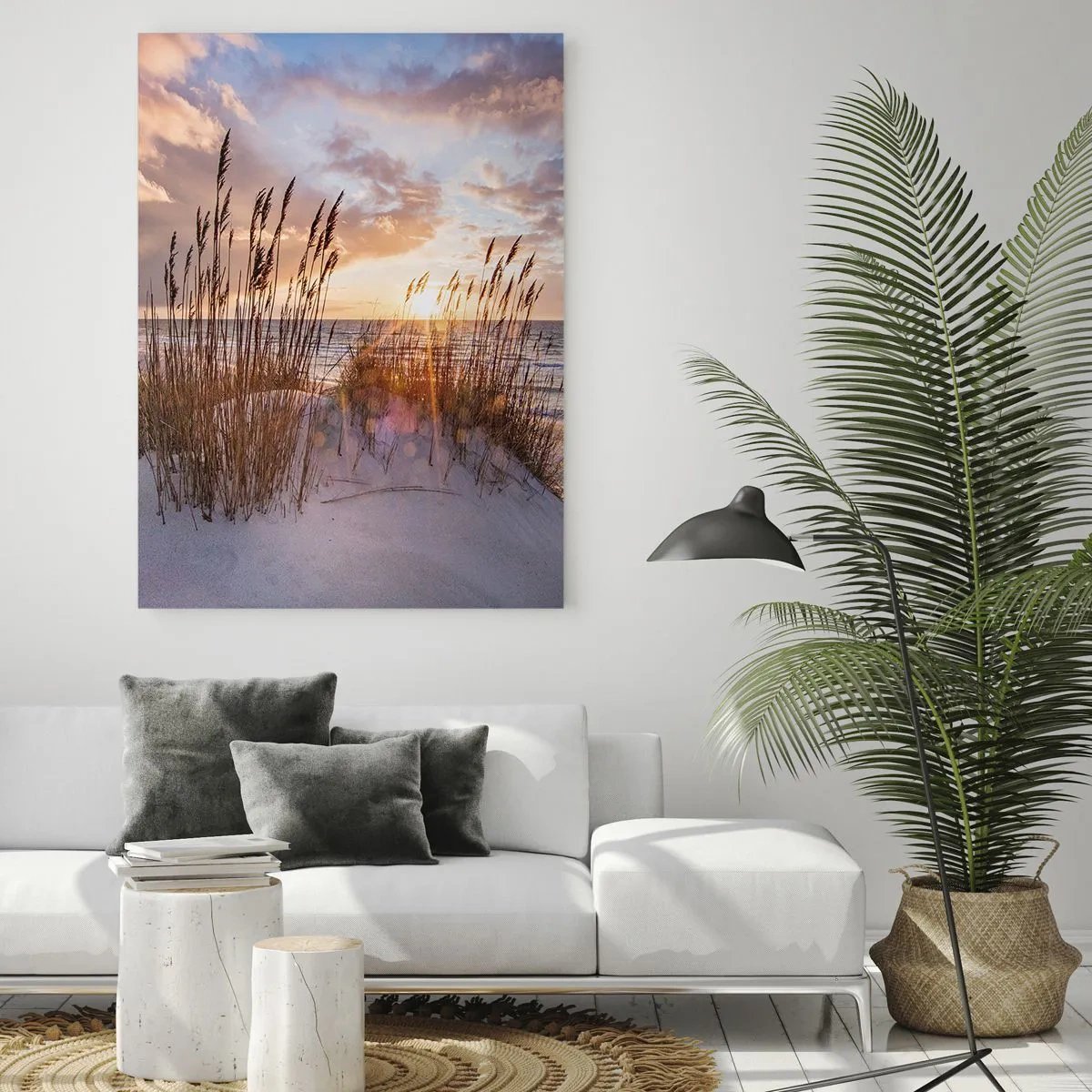 Tablou pe sticlă - Adio soare și vânt - 50x70 cm