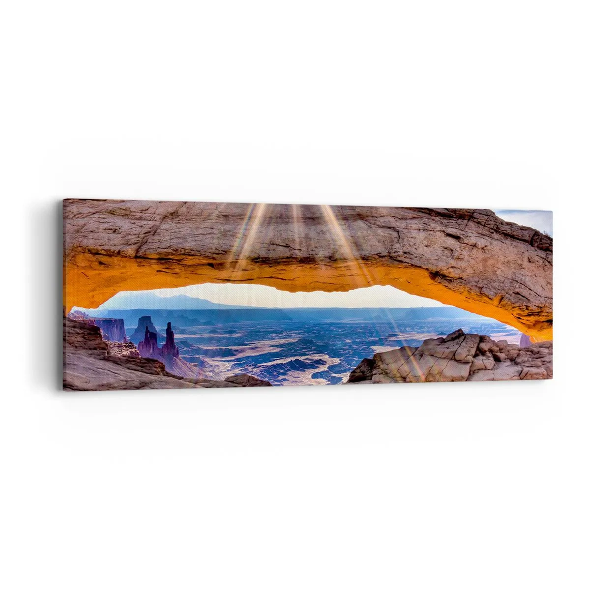 Tablou pe pânză - Prin poarta de piatră - 90x30 cm