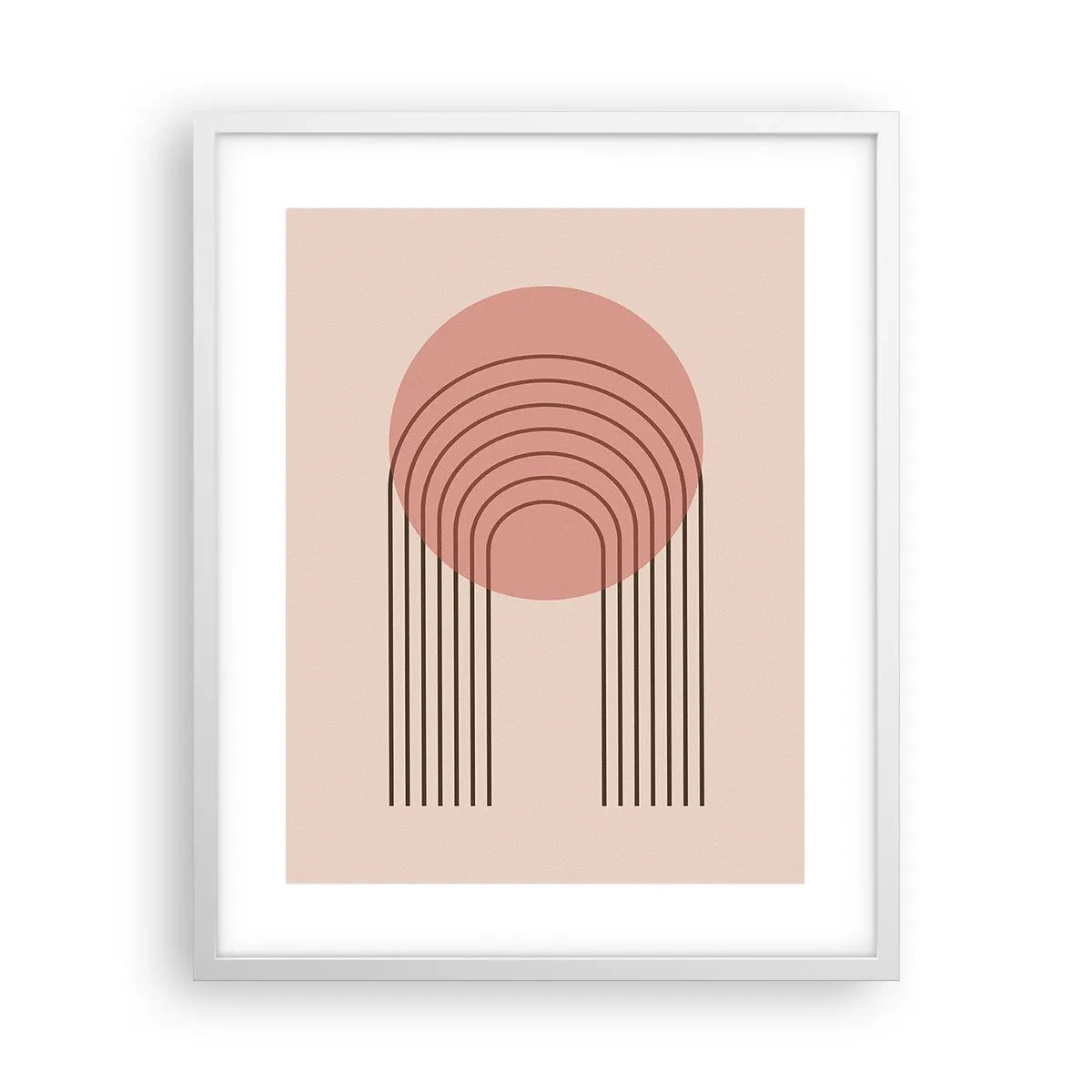 Poster în ramă albă - Atracție irezistibilă - 40x50 cm