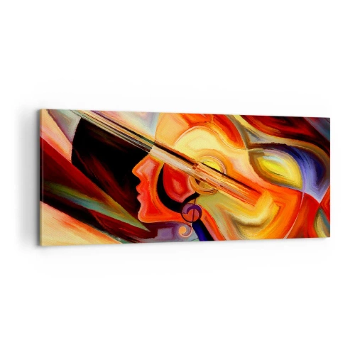 Tablou pe pânză - Și totul merge bine - 100x40 cm