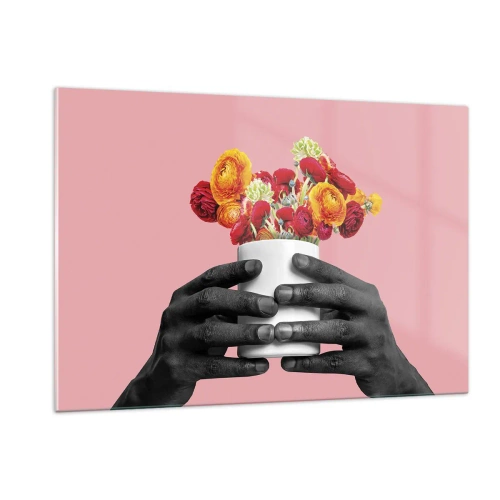 Tablou pe sticlă - Apoteoza vieții - 120x80 cm