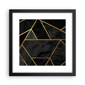 Poster în ramă neagră - Întuneric și lumină - 30x30 cm