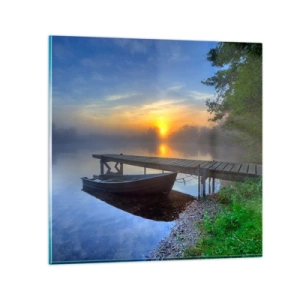 Tablou pe sticlă - Cum se transformă obișnuitul în magic - 60x60 cm