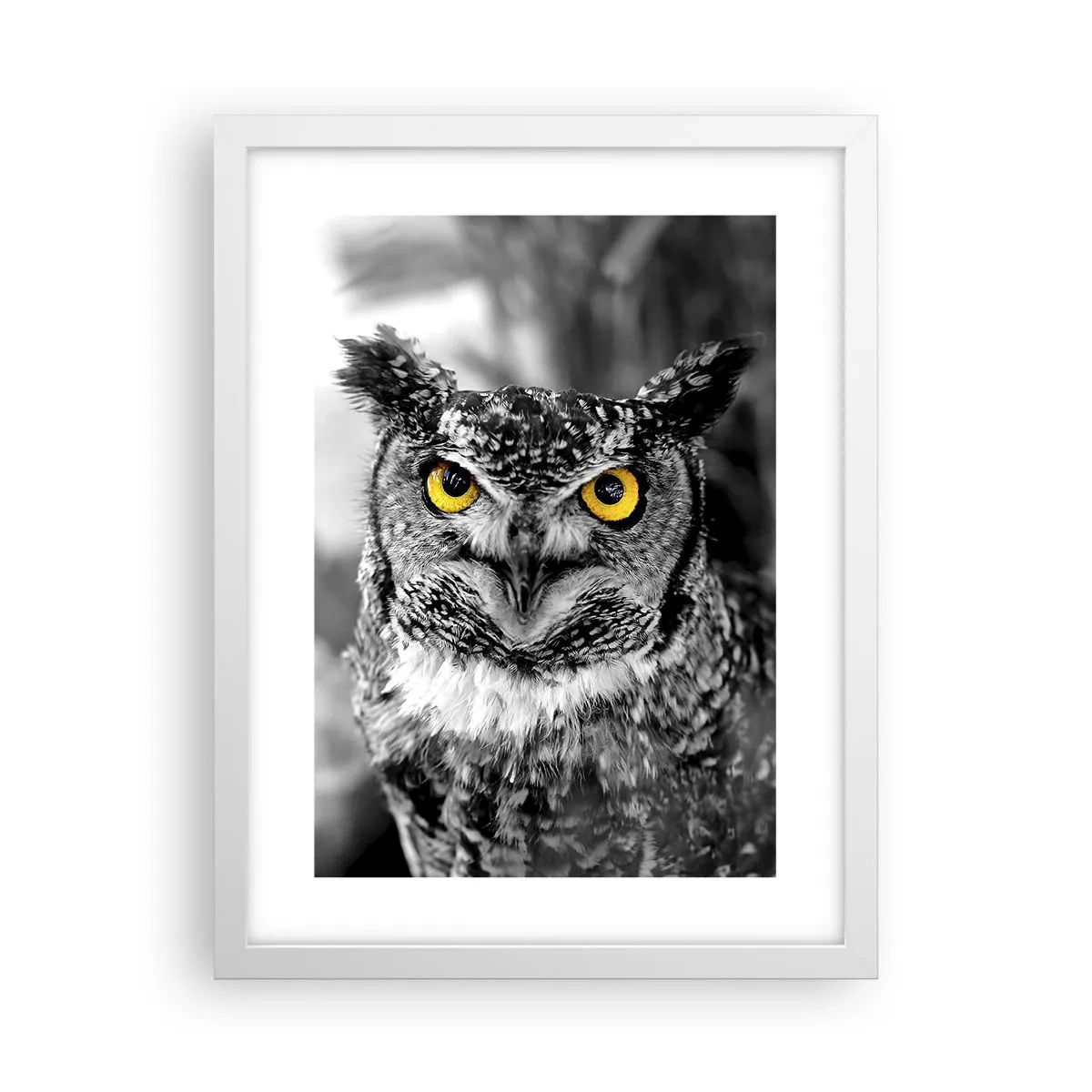 Poster în ramă albă - Nimic nu poate fi ascuns - 30x40 cm