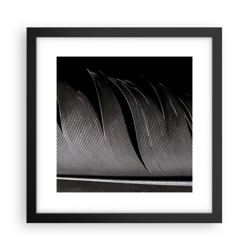 Poster în ramă neagră - Pana - o construcție minunată - 30x30 cm