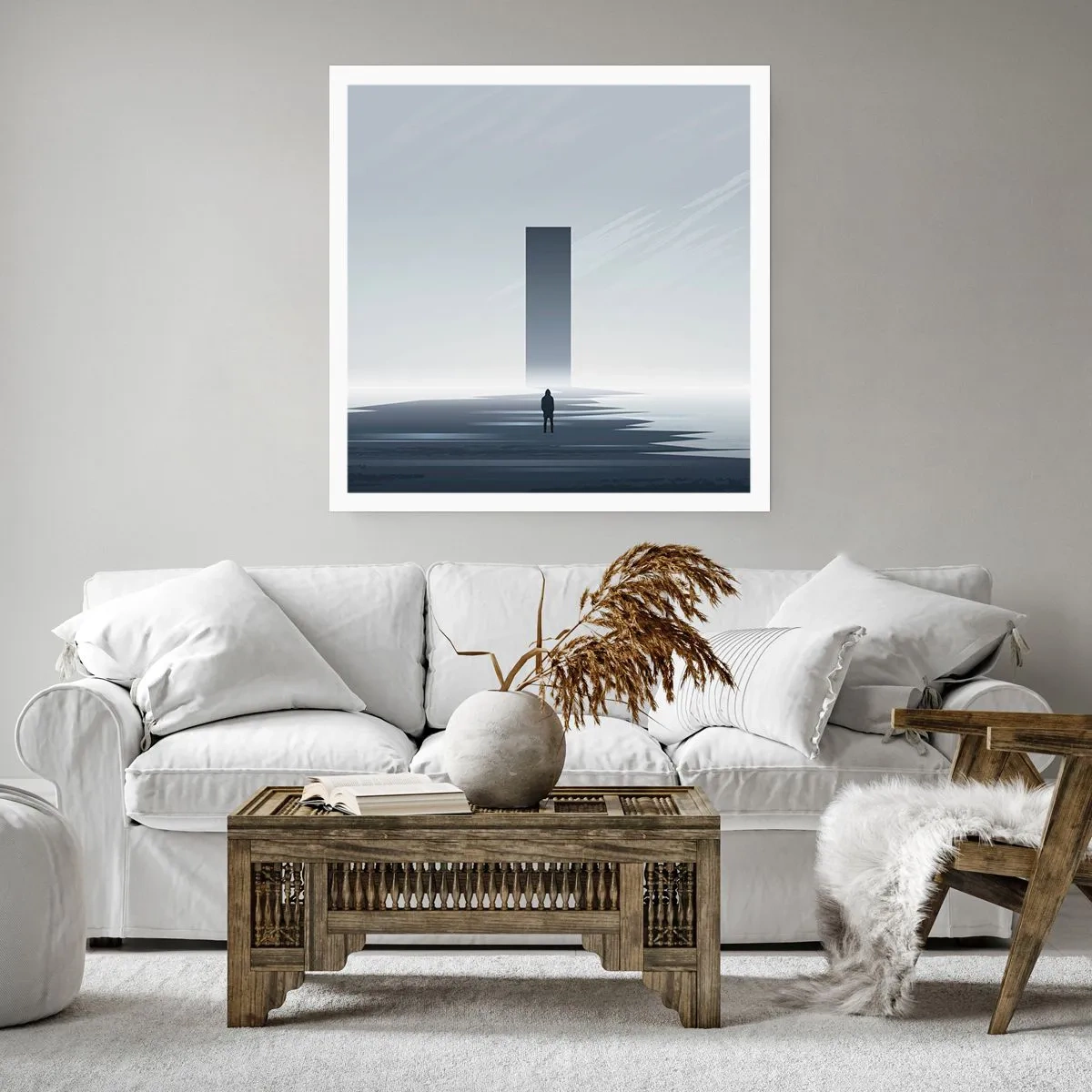 Poster - Oportunitate sau amenințare? - 50x50 cm