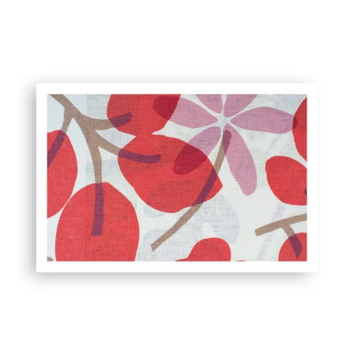 Poster - Aranjament floral în roz - 91x61 cm