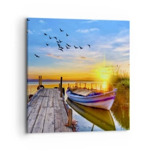 Tablou pe pânză - La revedere, până mâine - 70x70 cm