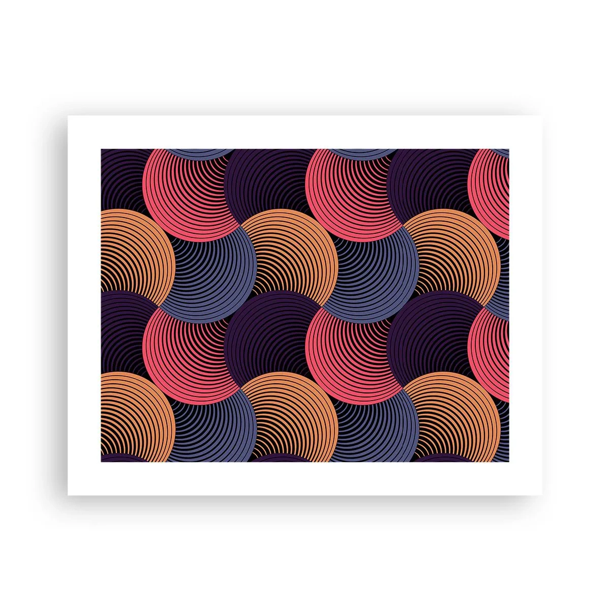Poster - Într-un ritm de cerc - 50x40 cm