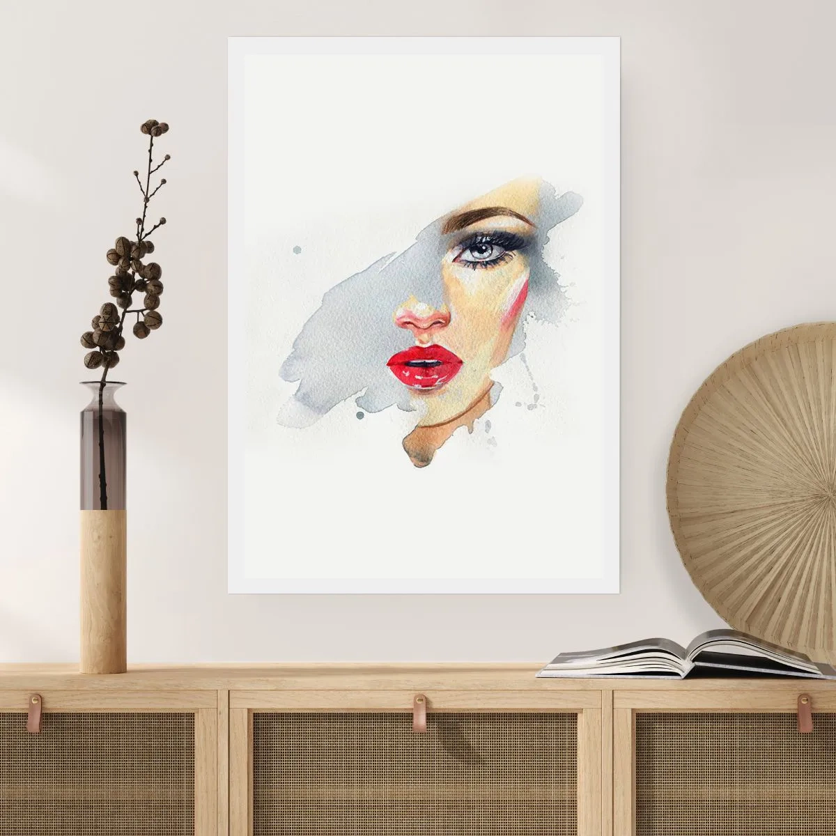 Poster - Reflecție într-o picătură de apă - 61x91 cm