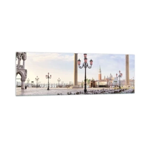 Tablou pe sticlă - Poftiți, totul e gata - 160x50 cm