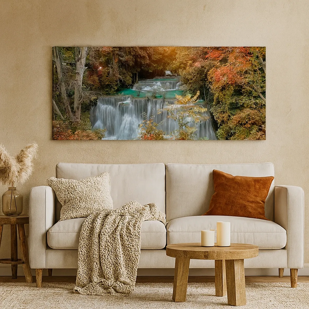 Tablou pe pânză - Comoara ascunsă a pădurii - 30x30 cm