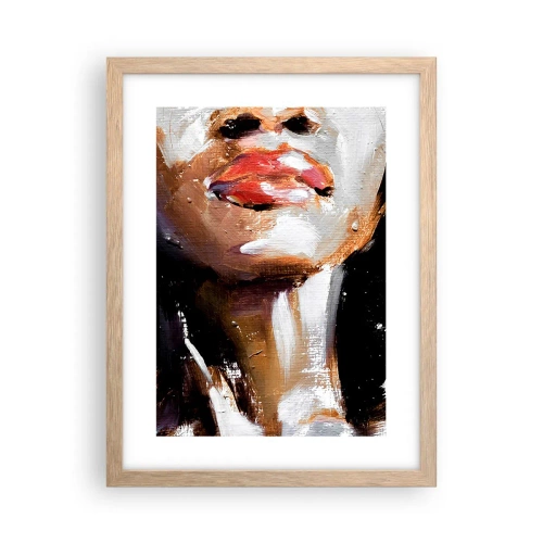 Poster în ramă de stejar deschis - Mândrie fără prejudecăți - 30x40 cm