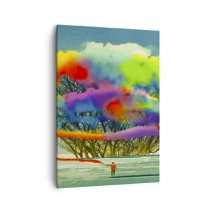 Tablou pe pânză - Aducând această lume la viață - 50x70 cm