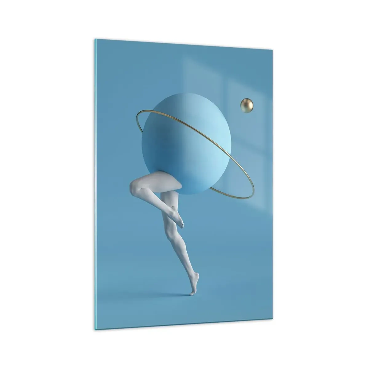 Tablou pe sticlă - Și planetele o iau razna - 70x100 cm