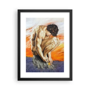 Poster în ramă neagră - Ascultându-se pe sine - 30x40 cm