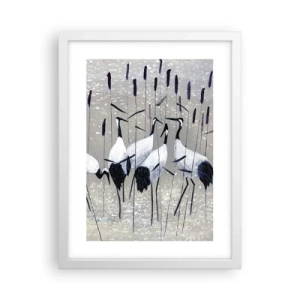 Poster în ramă albă - Printre ai tăi - 30x40 cm