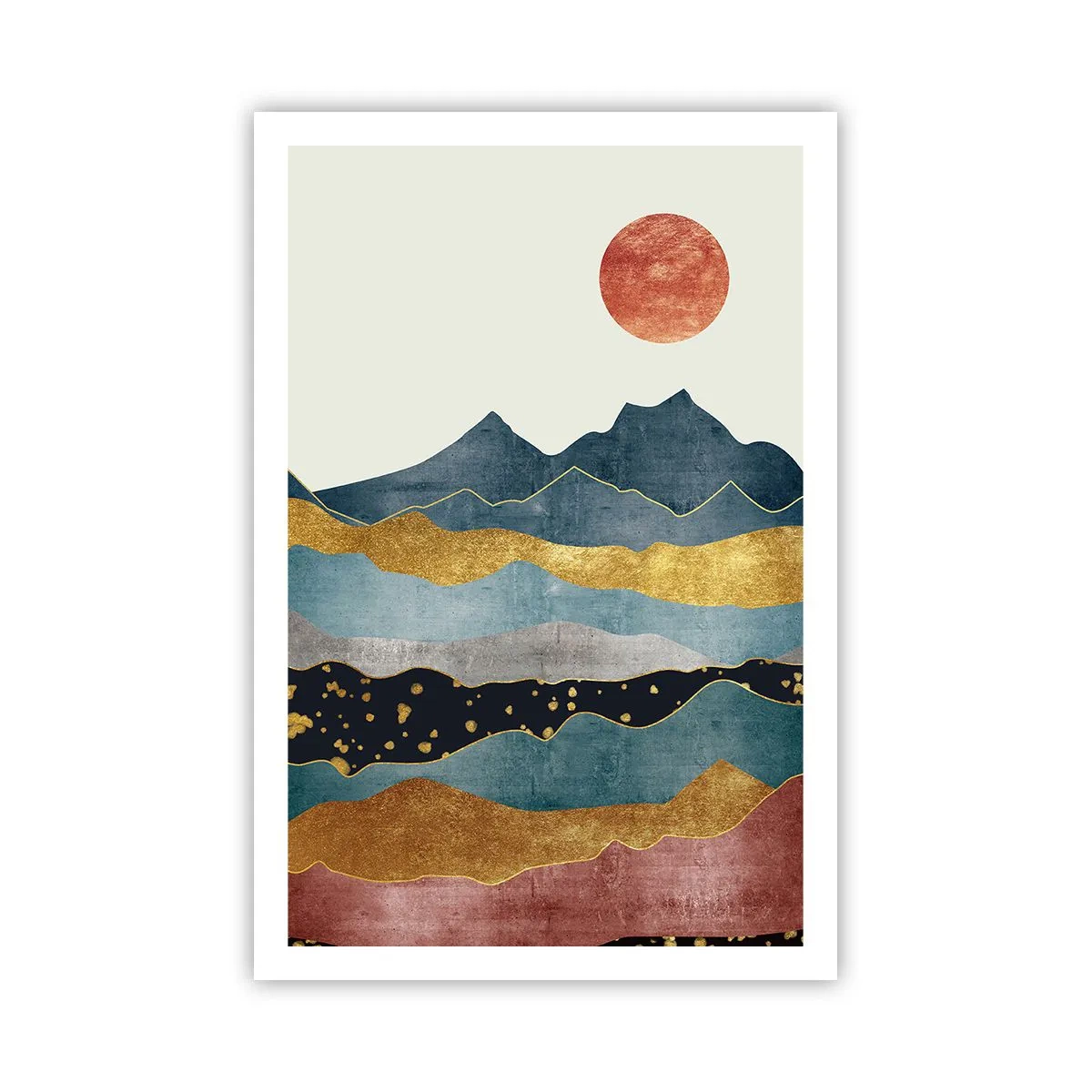 Poster - Secțiunea transversală a lumii - 61x91 cm