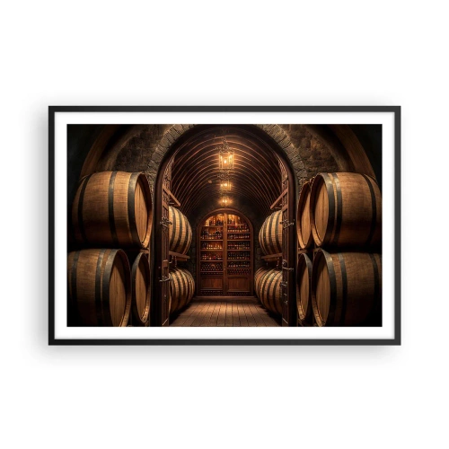 Poster în ramă neagră - Beciul cu atmosferă - 91x61 cm