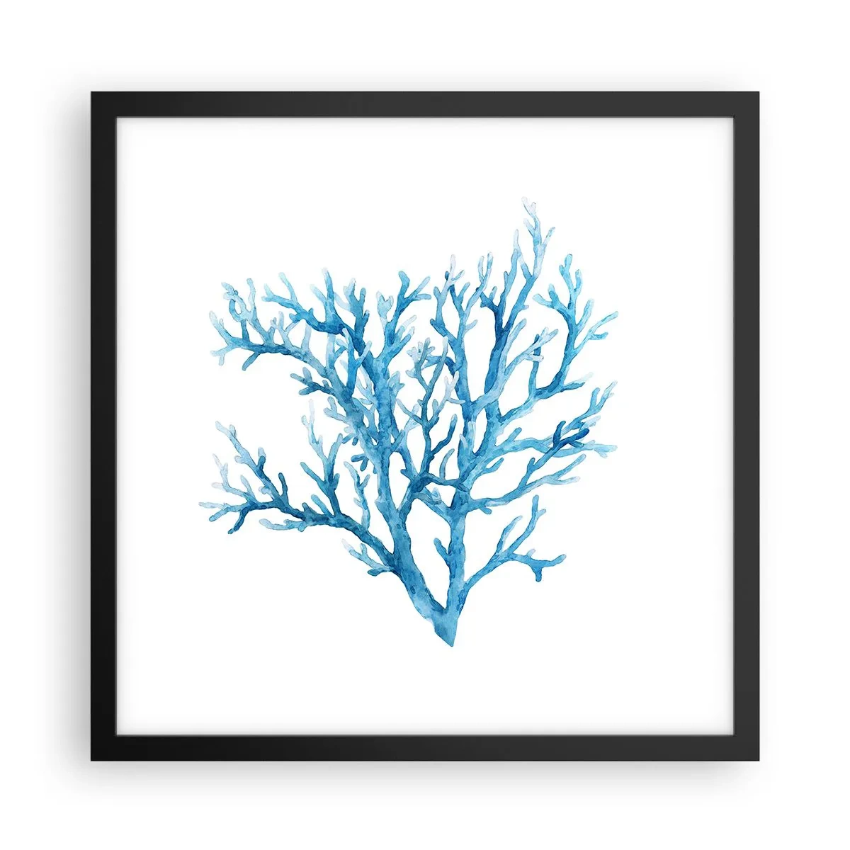 Poster în ramă neagră - Filigranul marin - 40x40 cm