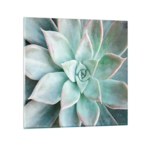 Tablou pe sticlă - Inima deșertului - 30x30 cm