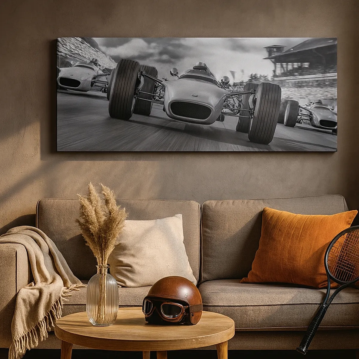 Tablou pe pânză - Cai putere! - 30x30 cm