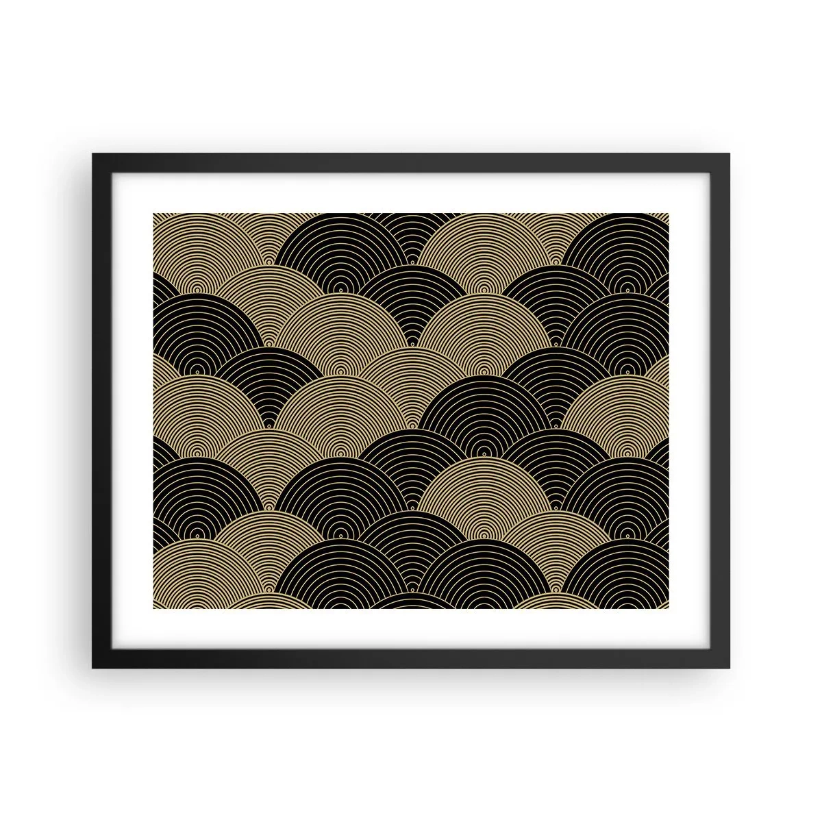 Poster în ramă neagră - Unitate în multiplicitate - 50x40 cm